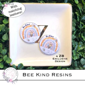 ⋅ Bee Kind ⋅ Embellishment ⋅ Flatback Resin ⋅ 2 Pieces ⋅