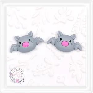 ⋅ GOING BATTY ⋅ Flatback Resin Embellishments ⋅ Per Pair ⋅