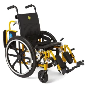 14" Wide Pediatric Wheelchair with Elevating Leg Rests