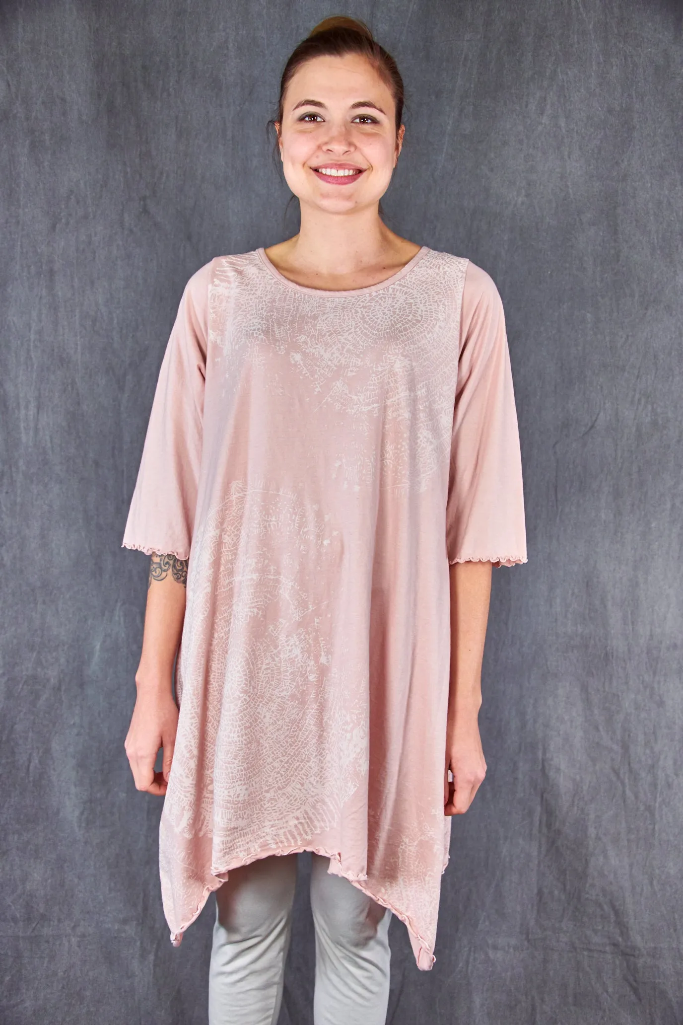 1565 Swing Dress Tunic Shell Pink-P