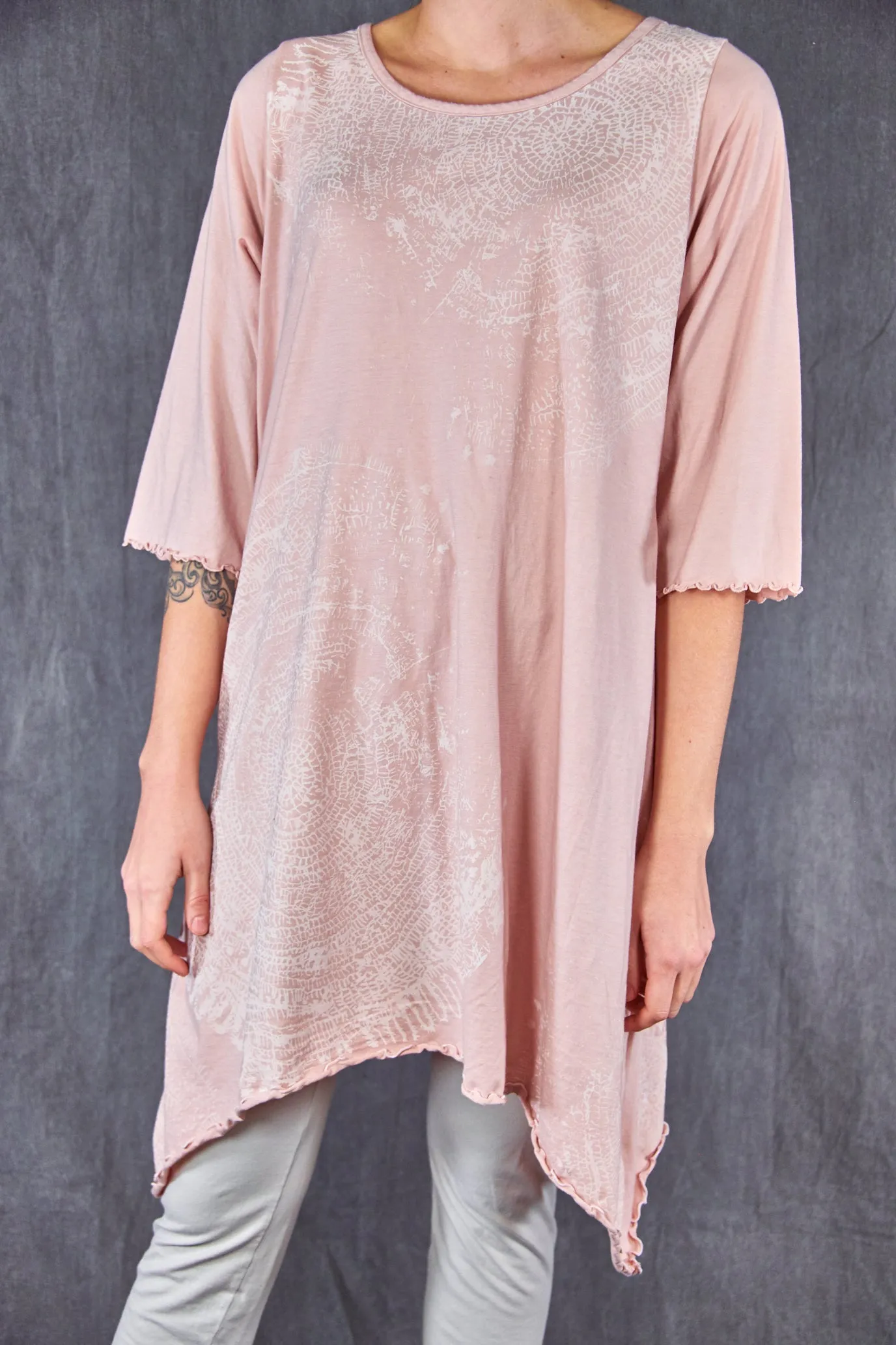 1565 Swing Dress Tunic Shell Pink-P