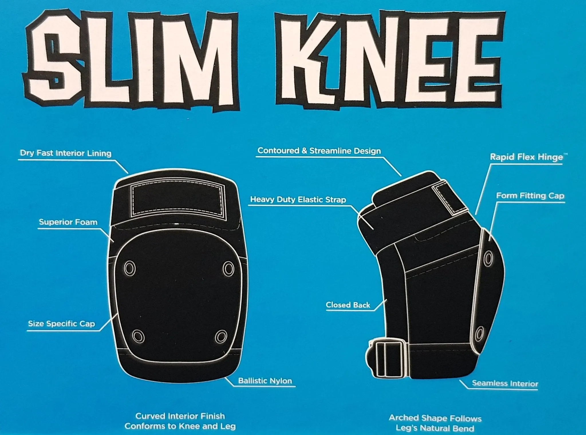 187 Slim Knee Pads (Black)