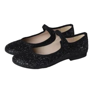 1916 - Black Glitter Strap for Girl by Galluci