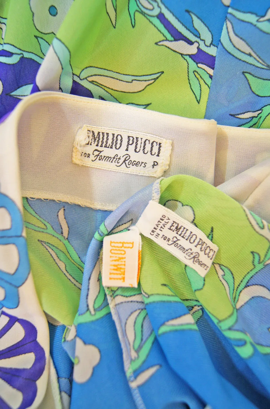1970 One Shoulder EPFR Pucci Dress