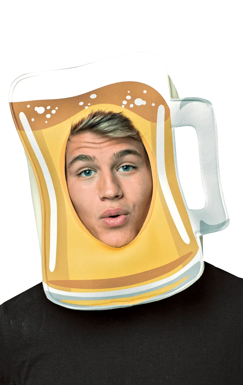 Adult Beer Mug Foam Headpiece