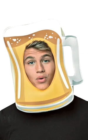 Adult Beer Mug Foam Headpiece