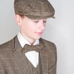 Albert Tweed Bow Tie - Brown