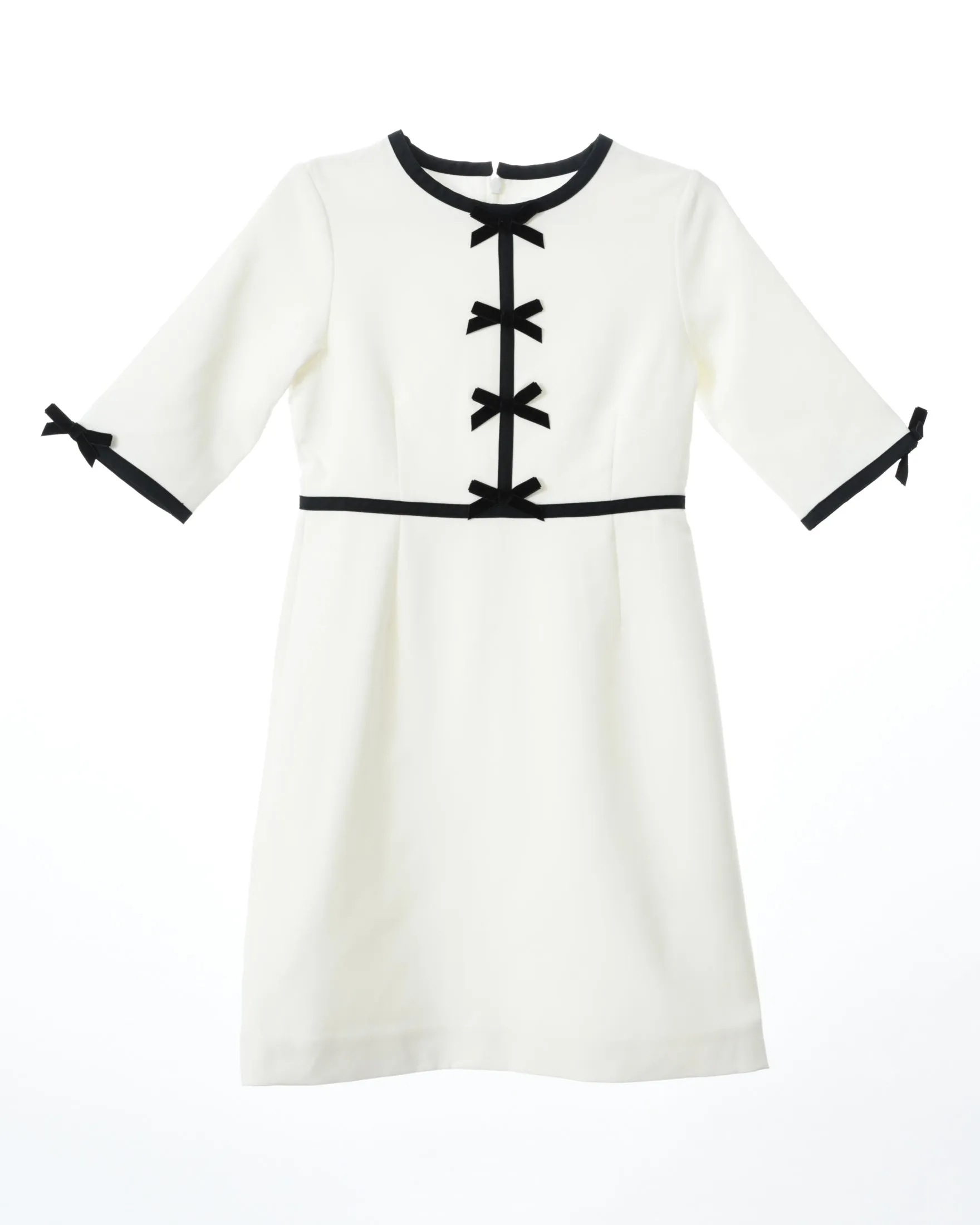 Anais bow dress (ivory)