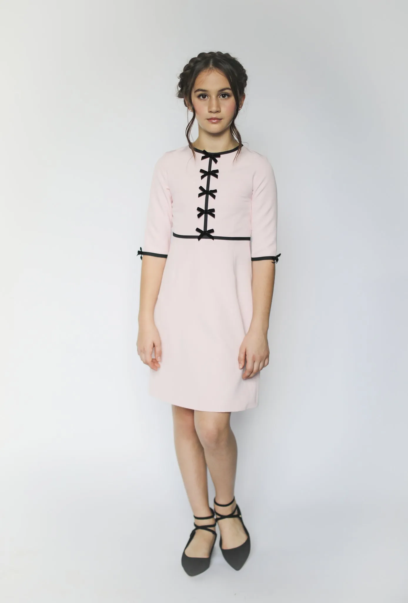Anais bow dress (ivory)