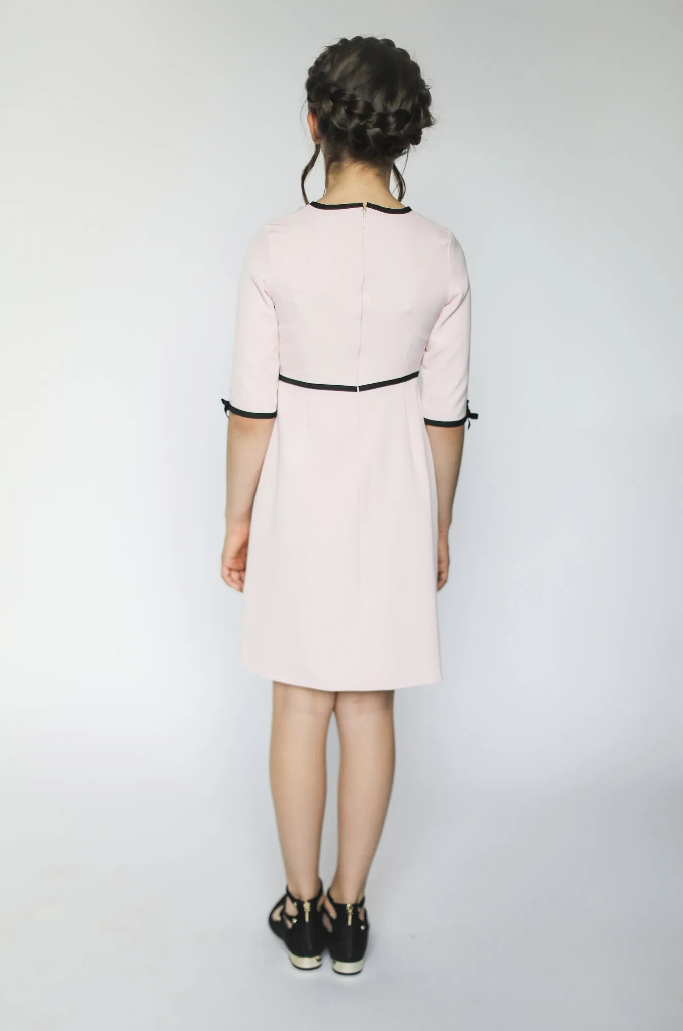 Anais bow dress (ivory)