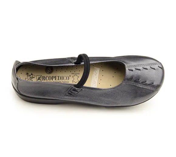 Arcopedico Women's Shawna Mary Jane Shoe - Pewter