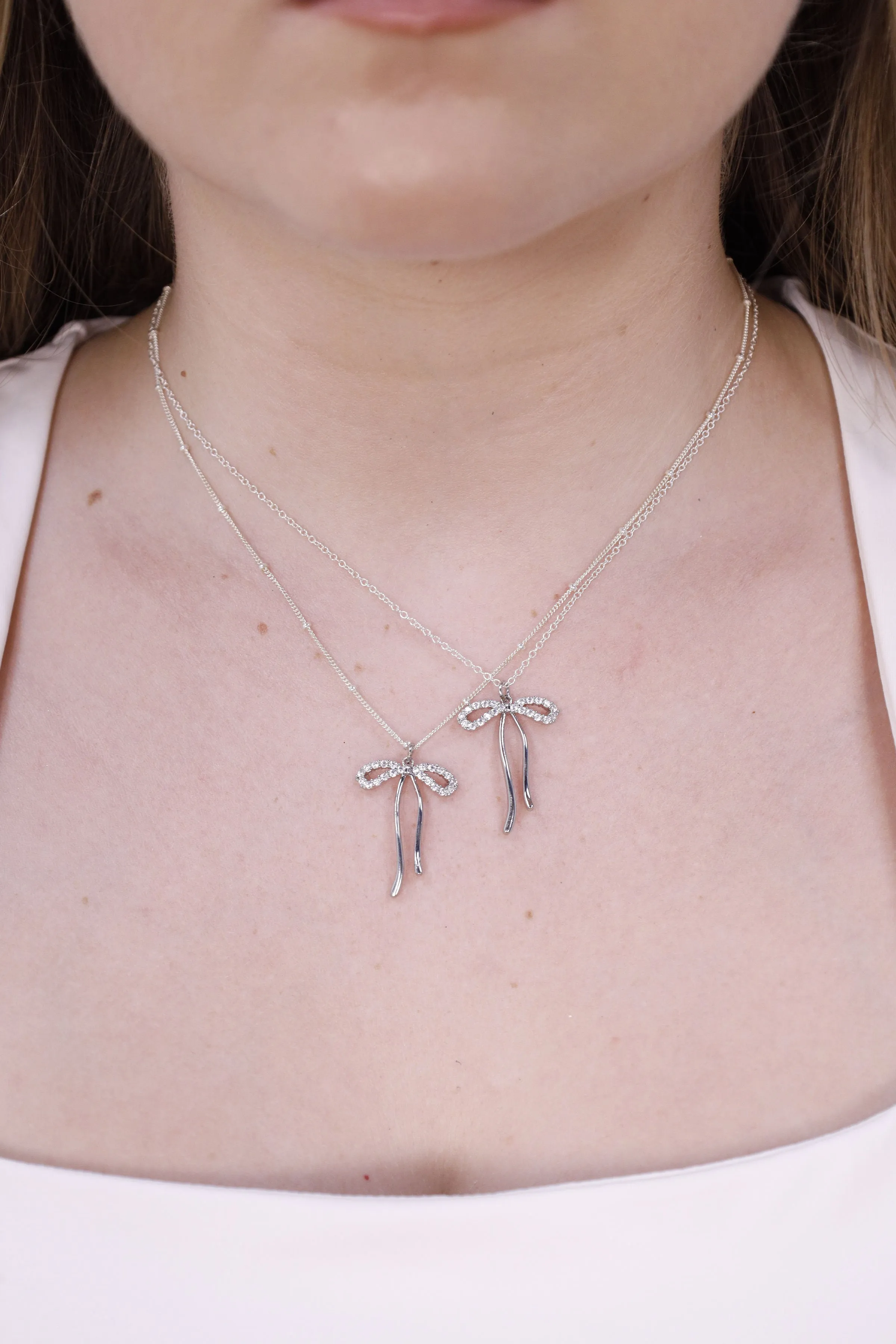 Ballet Bow Necklace