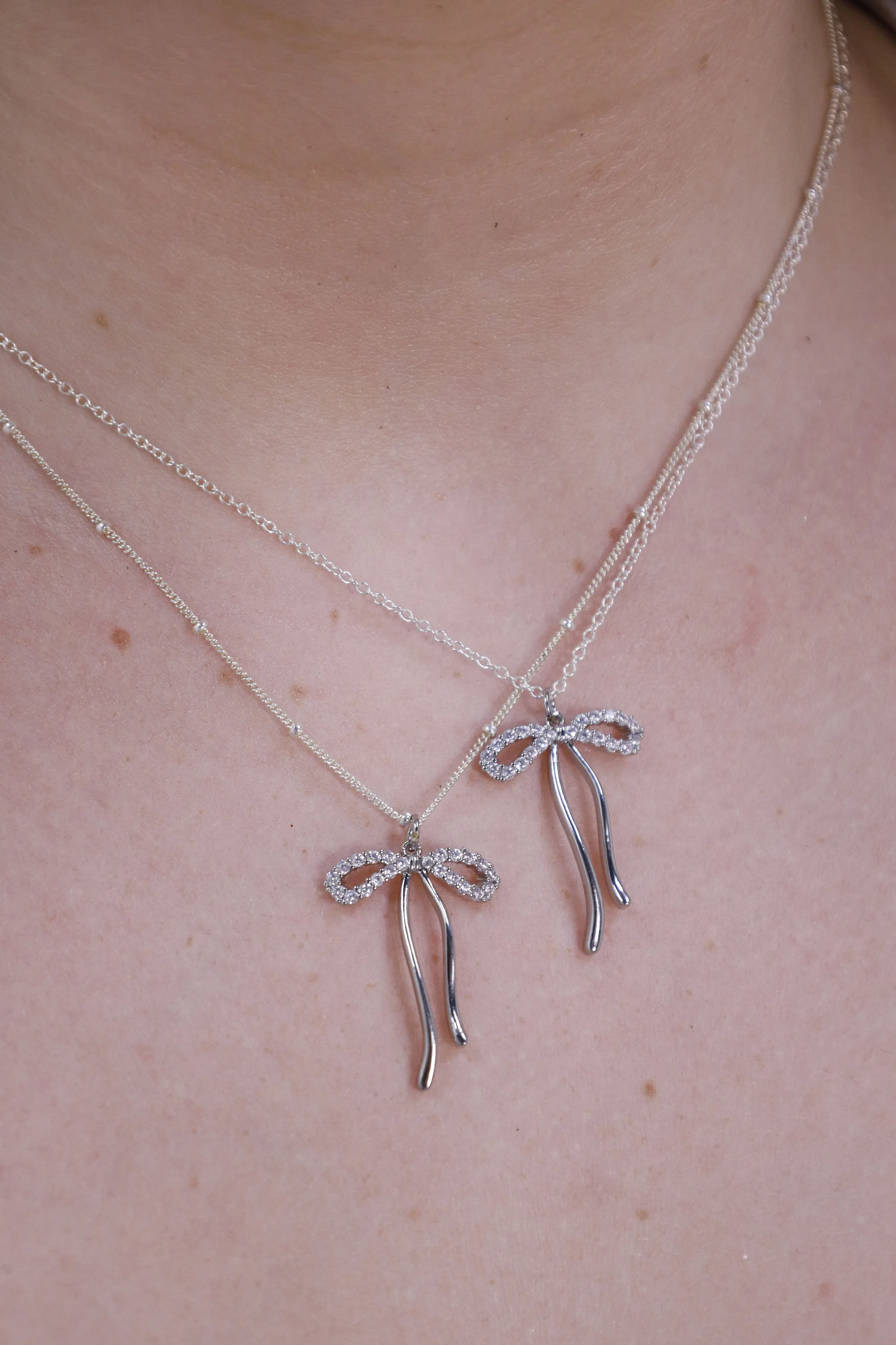 Ballet Bow Necklace