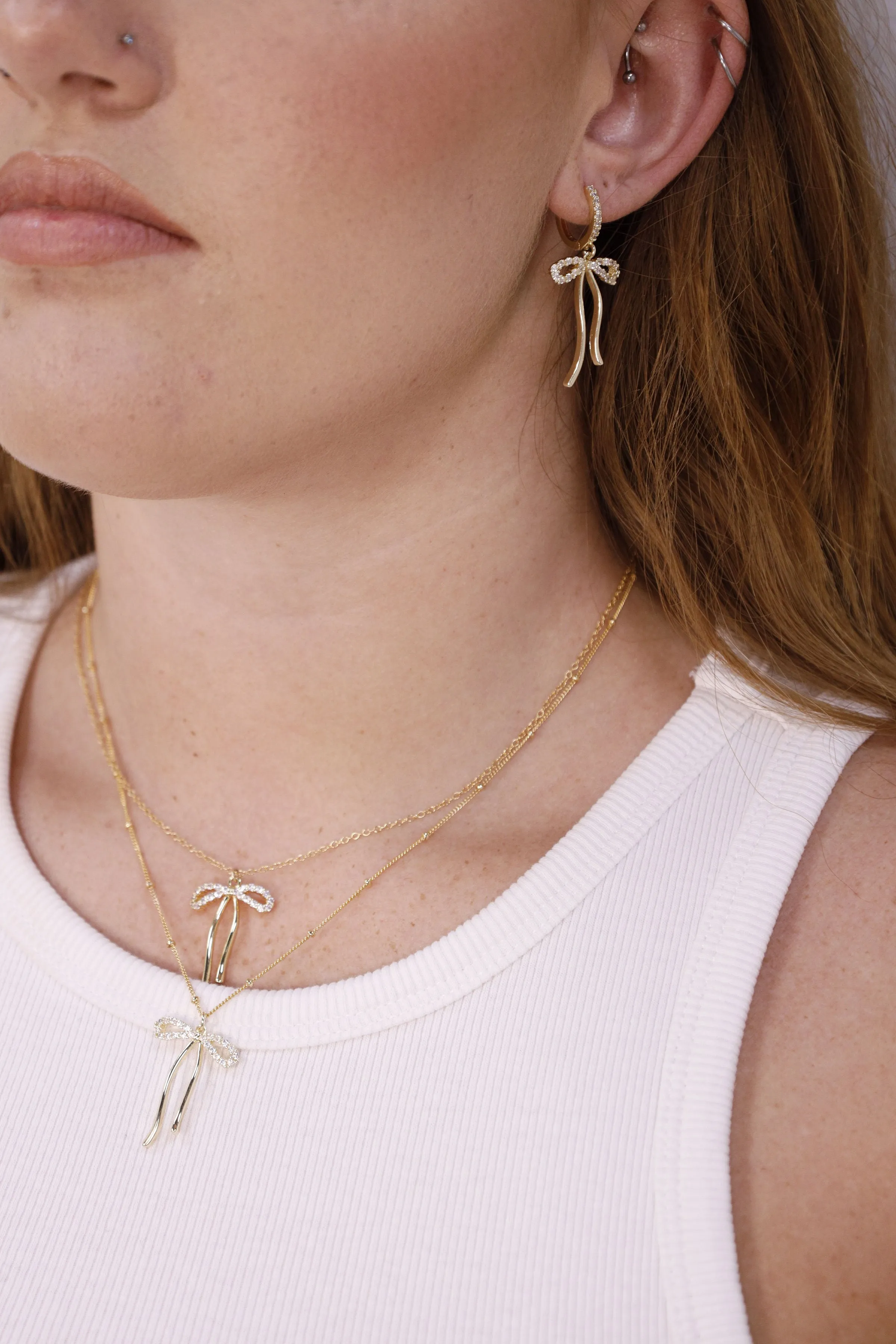 Ballet Bow Necklace