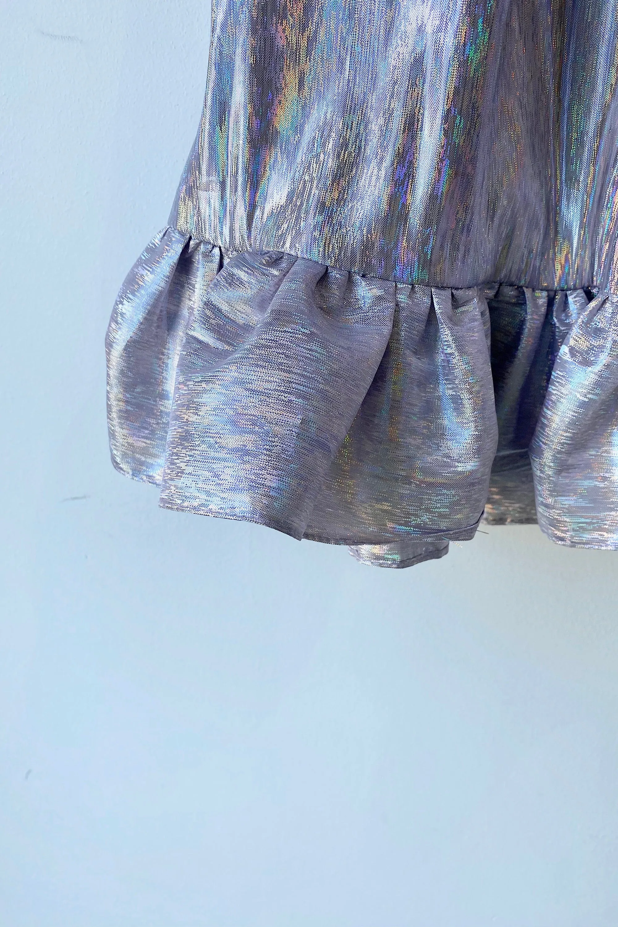 Batsheva Silver Iridescent Dress