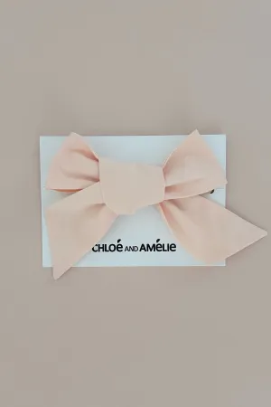 Big Bow Hair Accessory - Ballet Pink