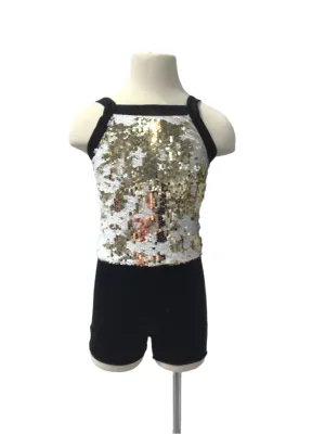 Black White and Gold Three Piece Combo Costume