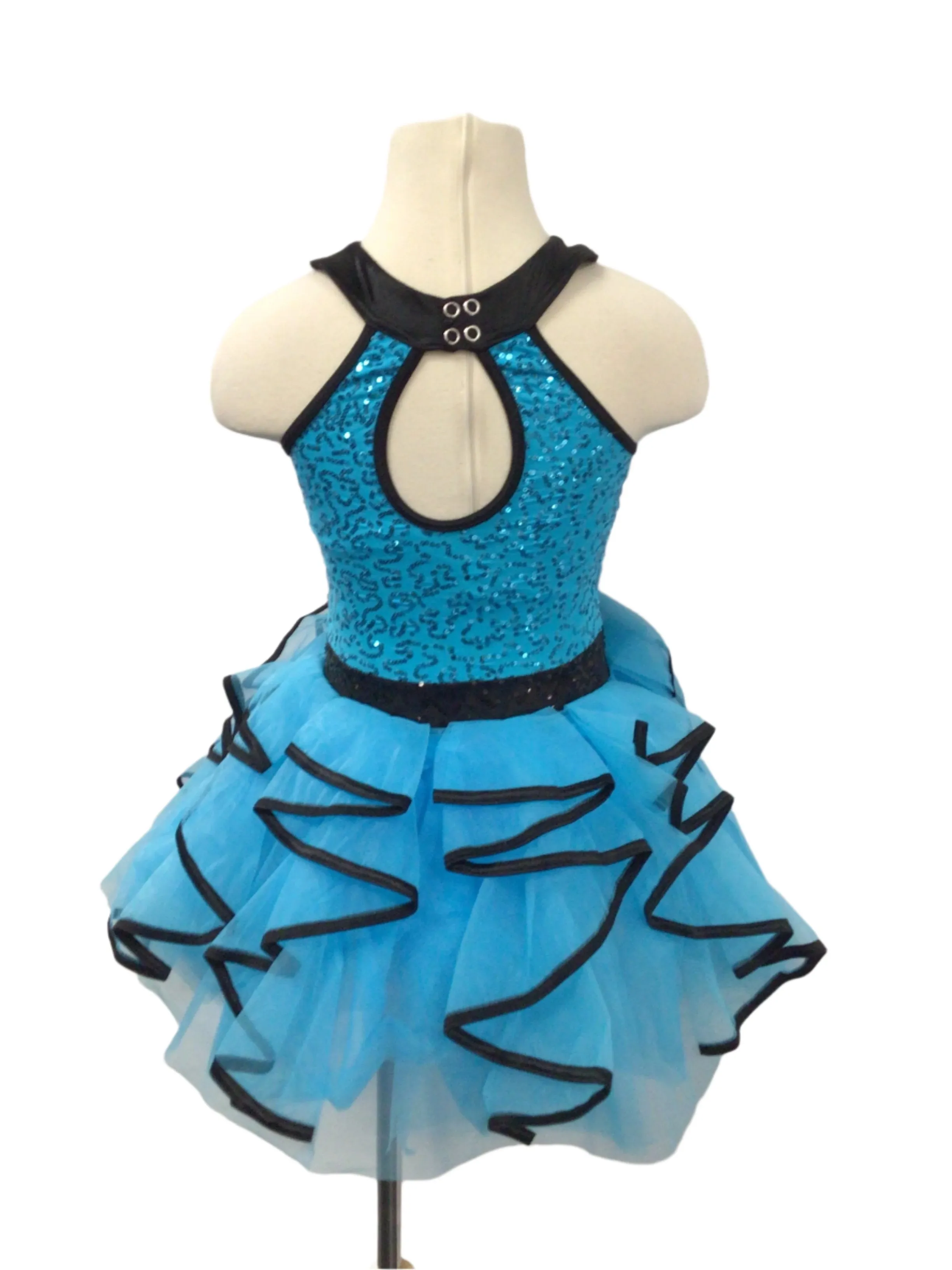 Blue and Black Tutu