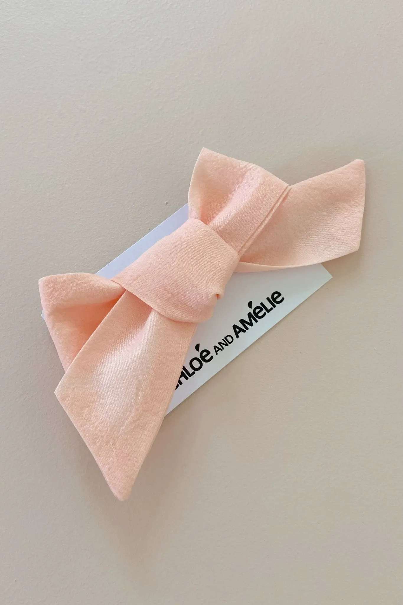 Bow Hair Accessory - Blush