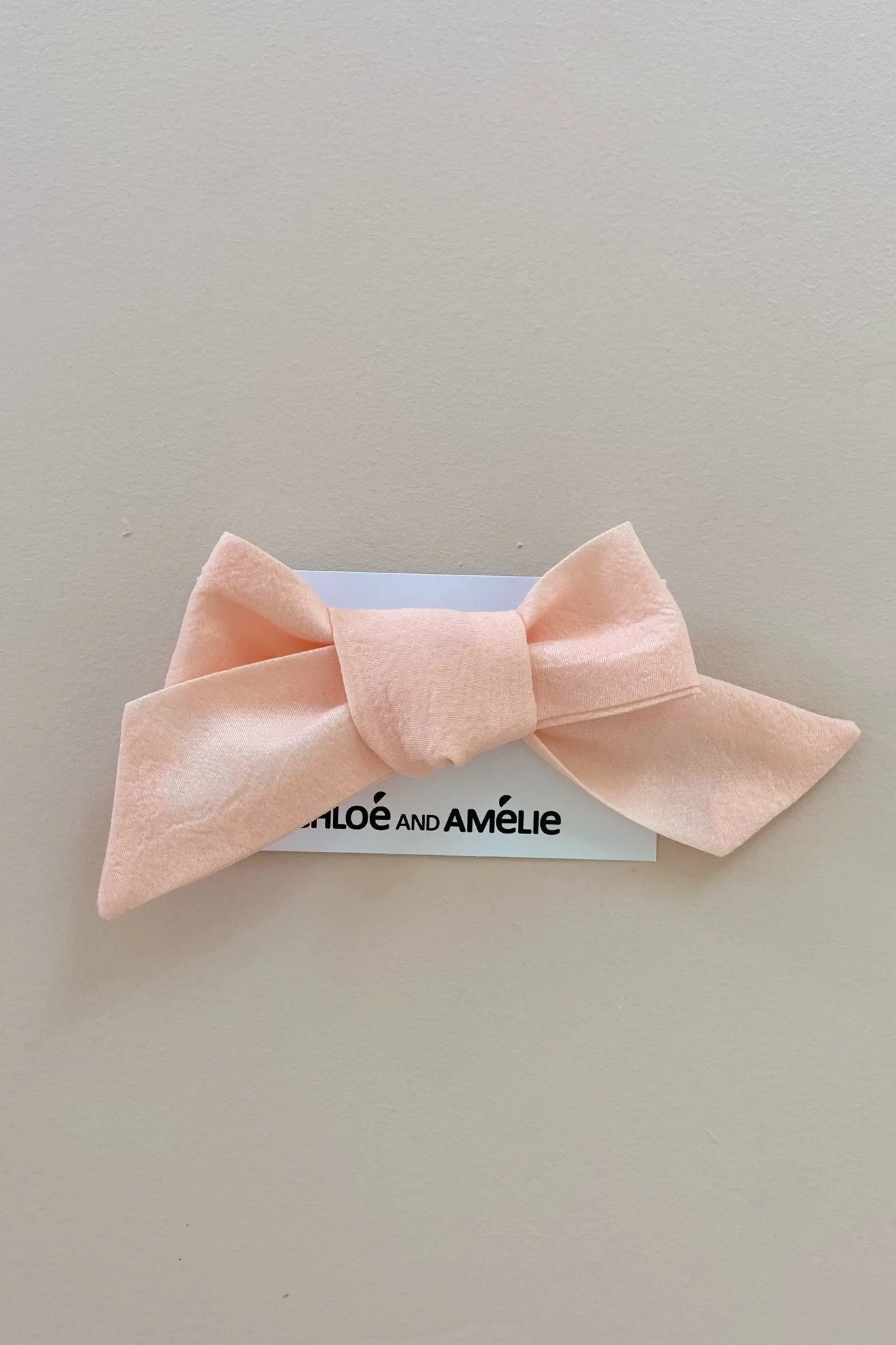 Bow Hair Accessory - Blush
