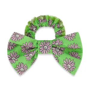 Bow Scrunchie -- Green Dahlia
