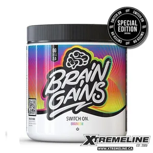 Brain Gains Switch On (No Caffeine), 30 Servings