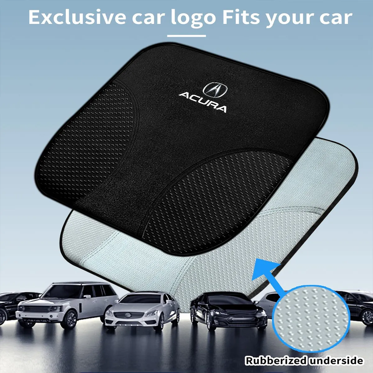 Car Seat Cushion, Custom Fit For Your Cars, Double Sided Seat Cushion, Breathable Suede   Ice Silk Car Seat Cushion, Comfort Seat Covers Cushion AC19979