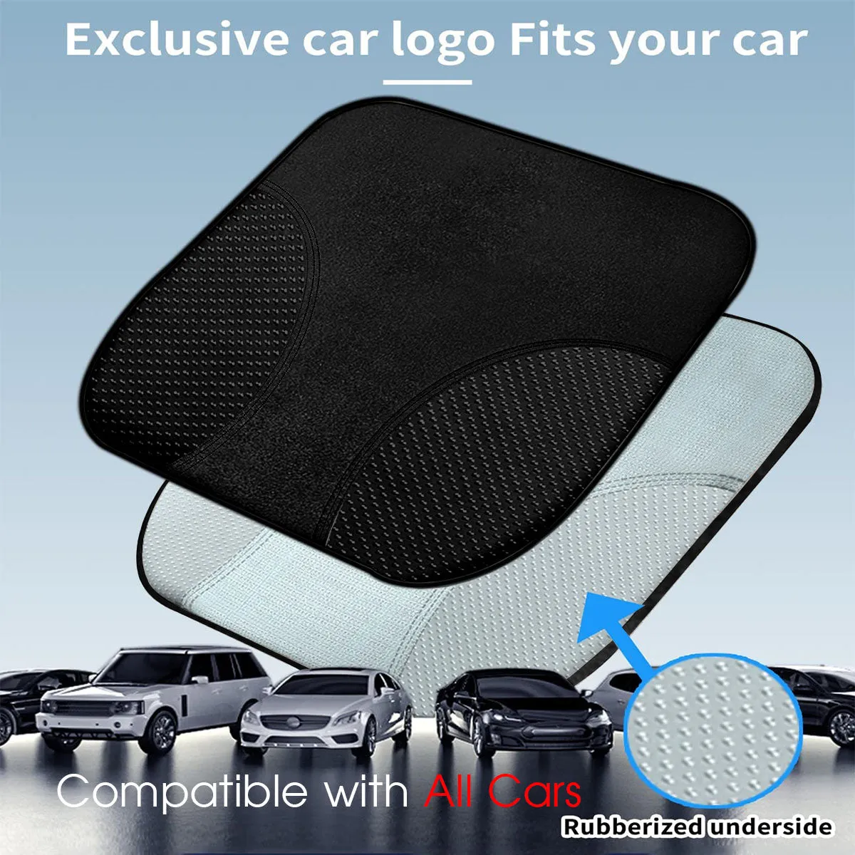 Car Seat Cushion, Custom Fit For Your Cars, Double Sided Seat Cushion, Breathable Suede   Ice Silk Car Seat Cushion, Comfort Seat Covers Cushion AR19979
