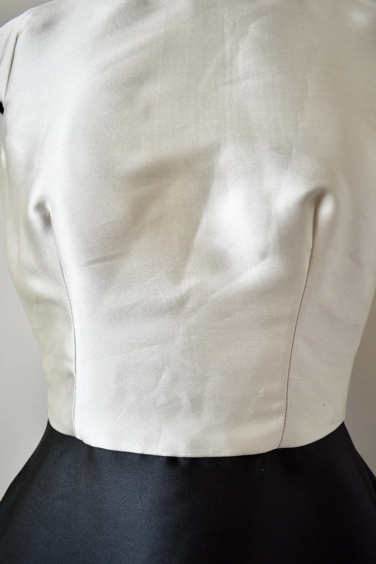 Carolina Herrera Cream/Black Dress