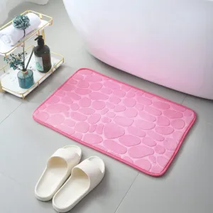 CarpetnRug Bathroom Bath Mat Non-slip Carpets In Wash Basin Bathtub Side Floor Rug Shower Room Doormat Memory Foam Pad