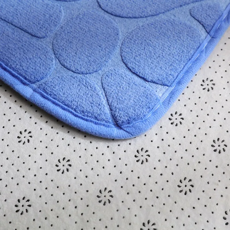CarpetnRug Bathroom Bath Mat Non-slip Carpets In Wash Basin Bathtub Side Floor Rug Shower Room Doormat Memory Foam Pad