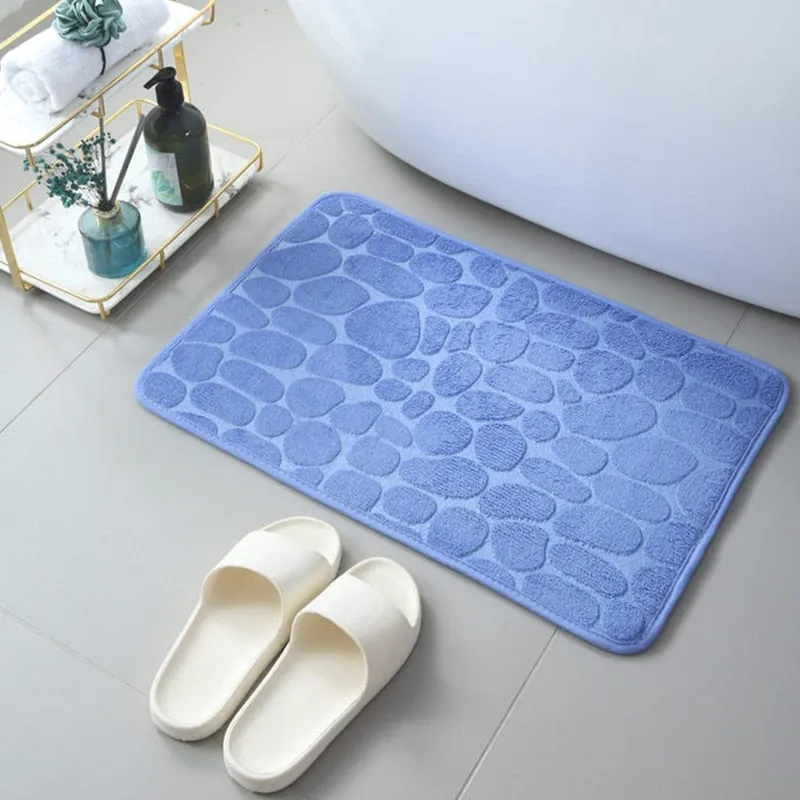 CarpetnRug Bathroom Bath Mat Non-slip Carpets In Wash Basin Bathtub Side Floor Rug Shower Room Doormat Memory Foam Pad