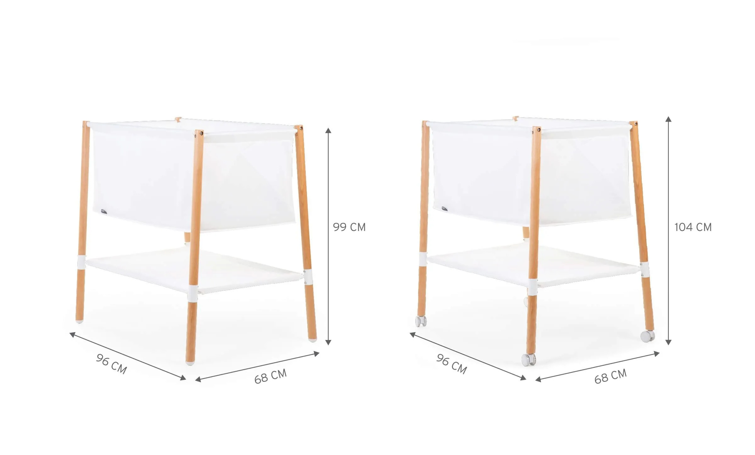Childhome Evolux Crib - Natural White
