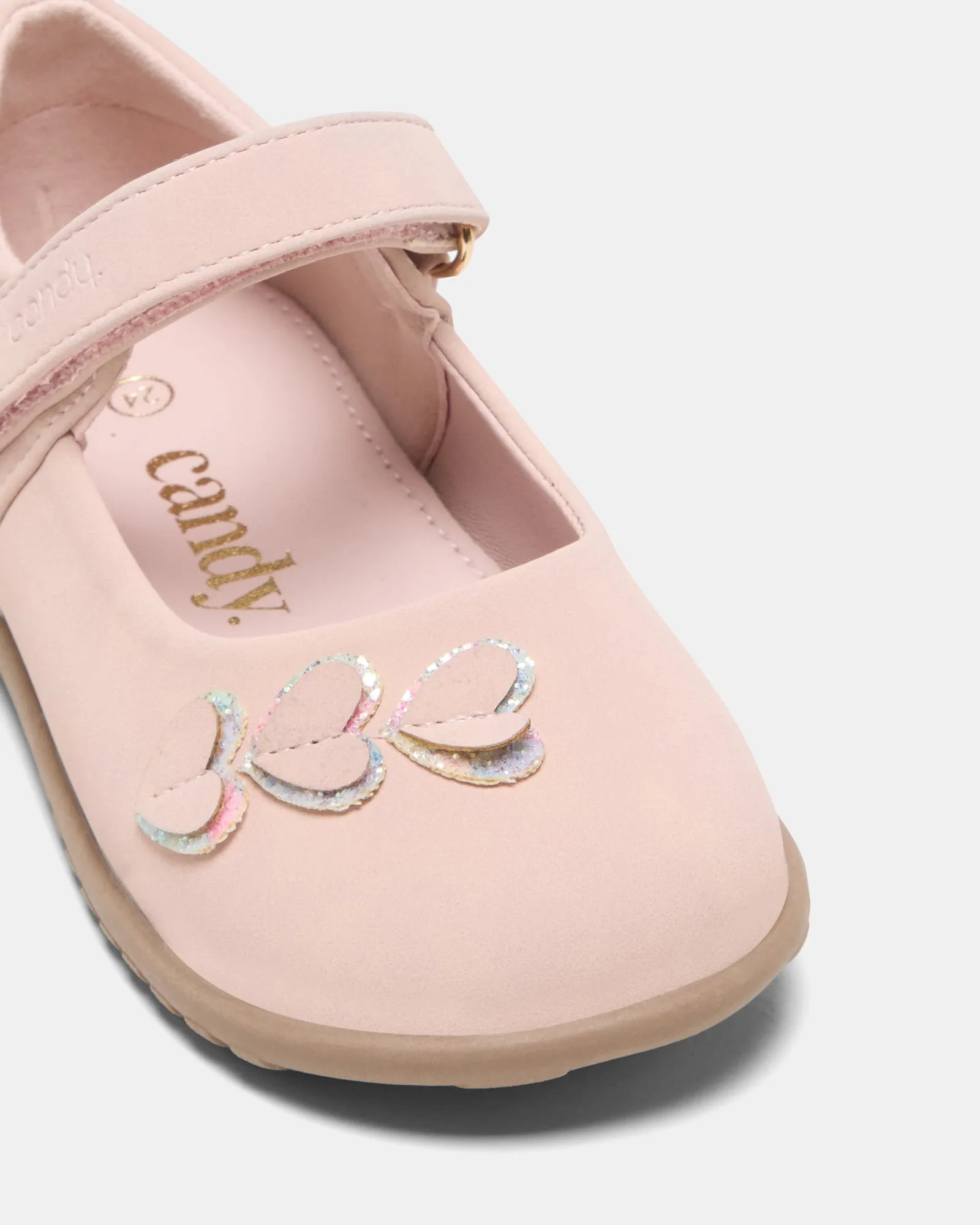 Chrissy Heart Mary-Jane Blush