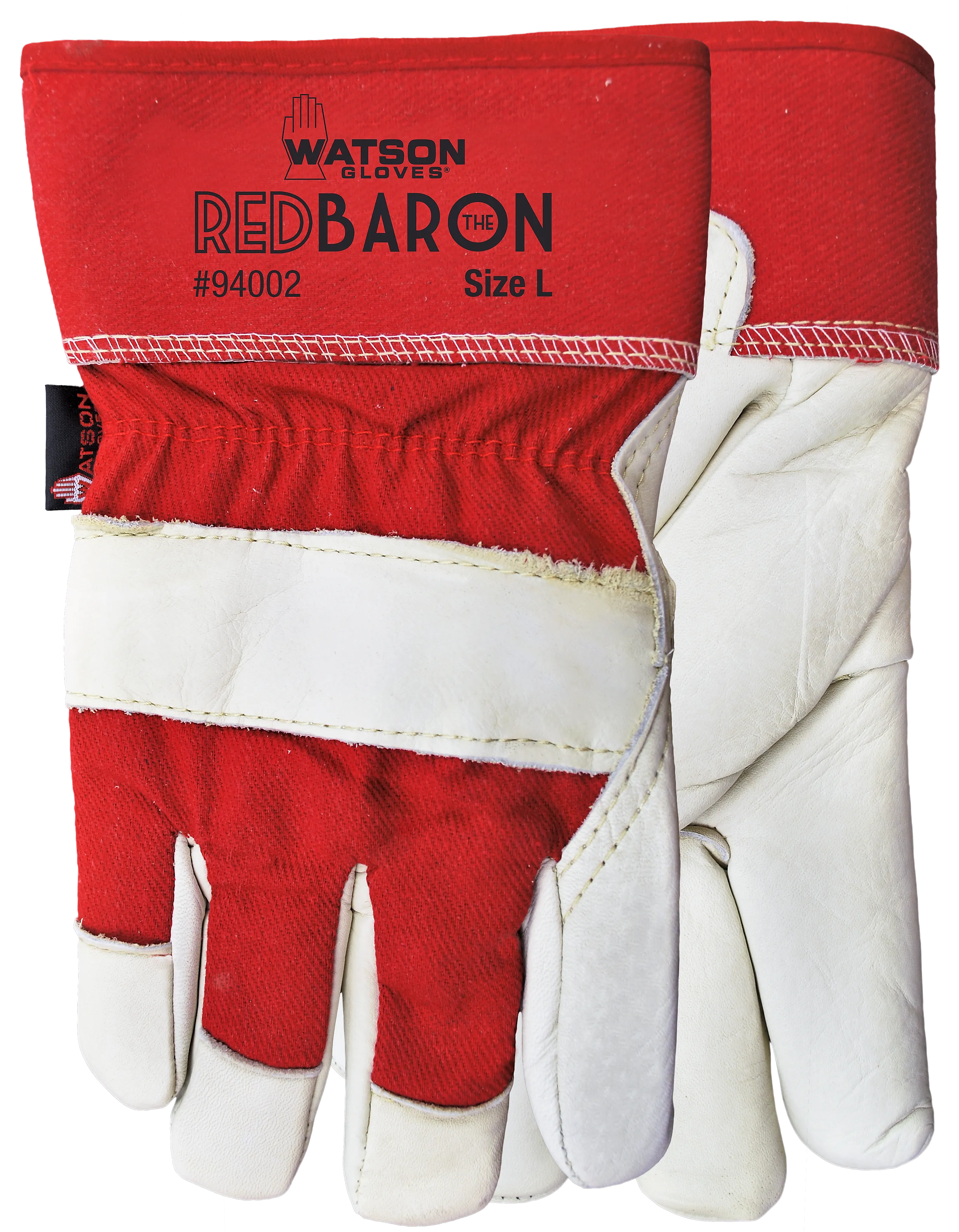 CL94002-S-Rd Baron Gloves Watson Red Baron Sherpa Lined