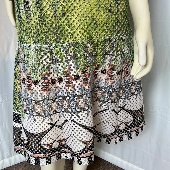 Clover Canyon fit and flair midi skirt