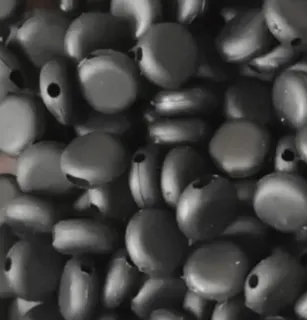 Colored, Black, white or clear silicone beads used as buckles to create adjustable fitting elastic for face masks. Ships from Ohio.
