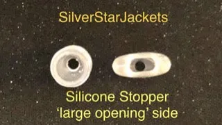 Colored, Black, white or clear silicone beads used as buckles to create adjustable fitting elastic for face masks. Ships from Ohio.