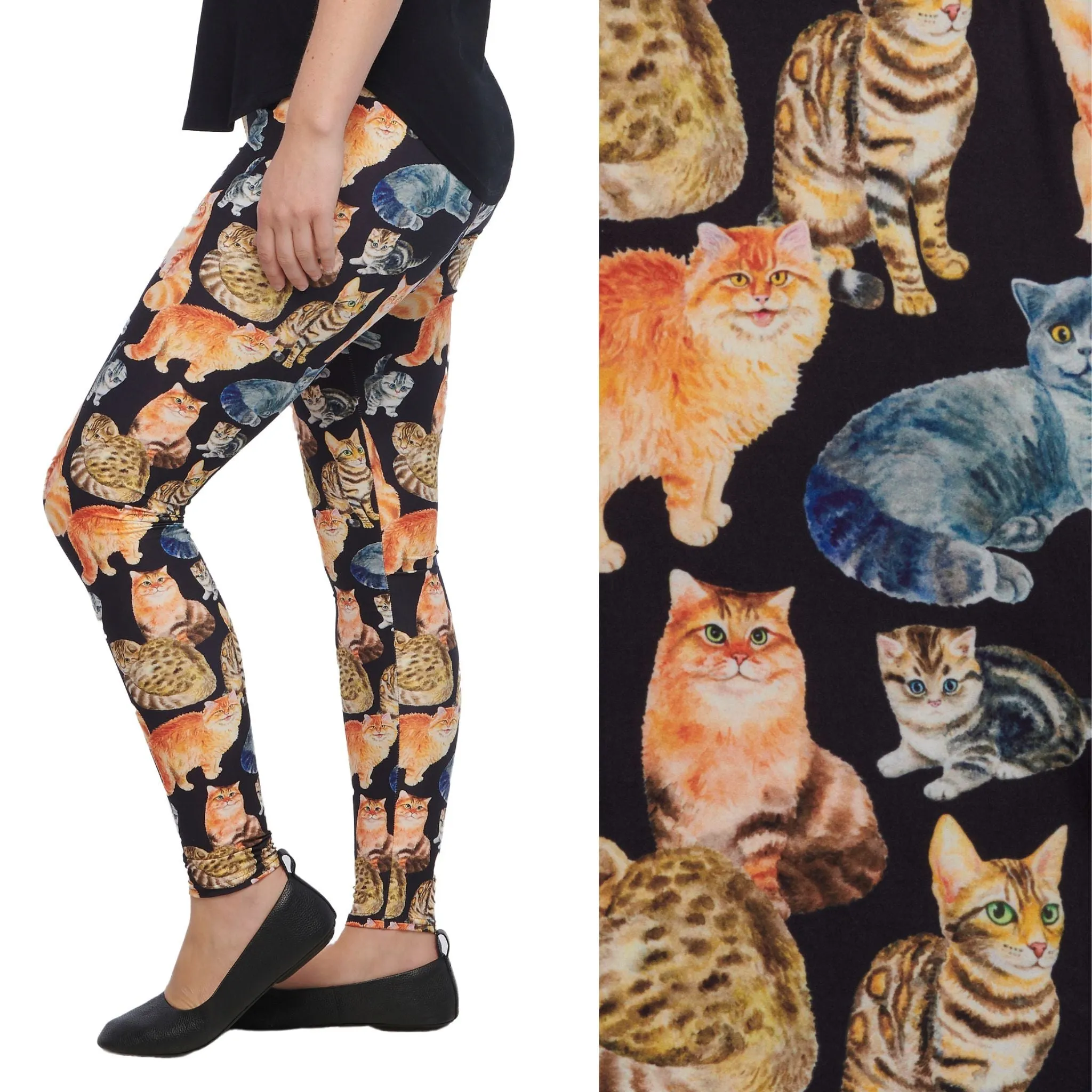 Crazy Cat Lady Deluxe Leggings