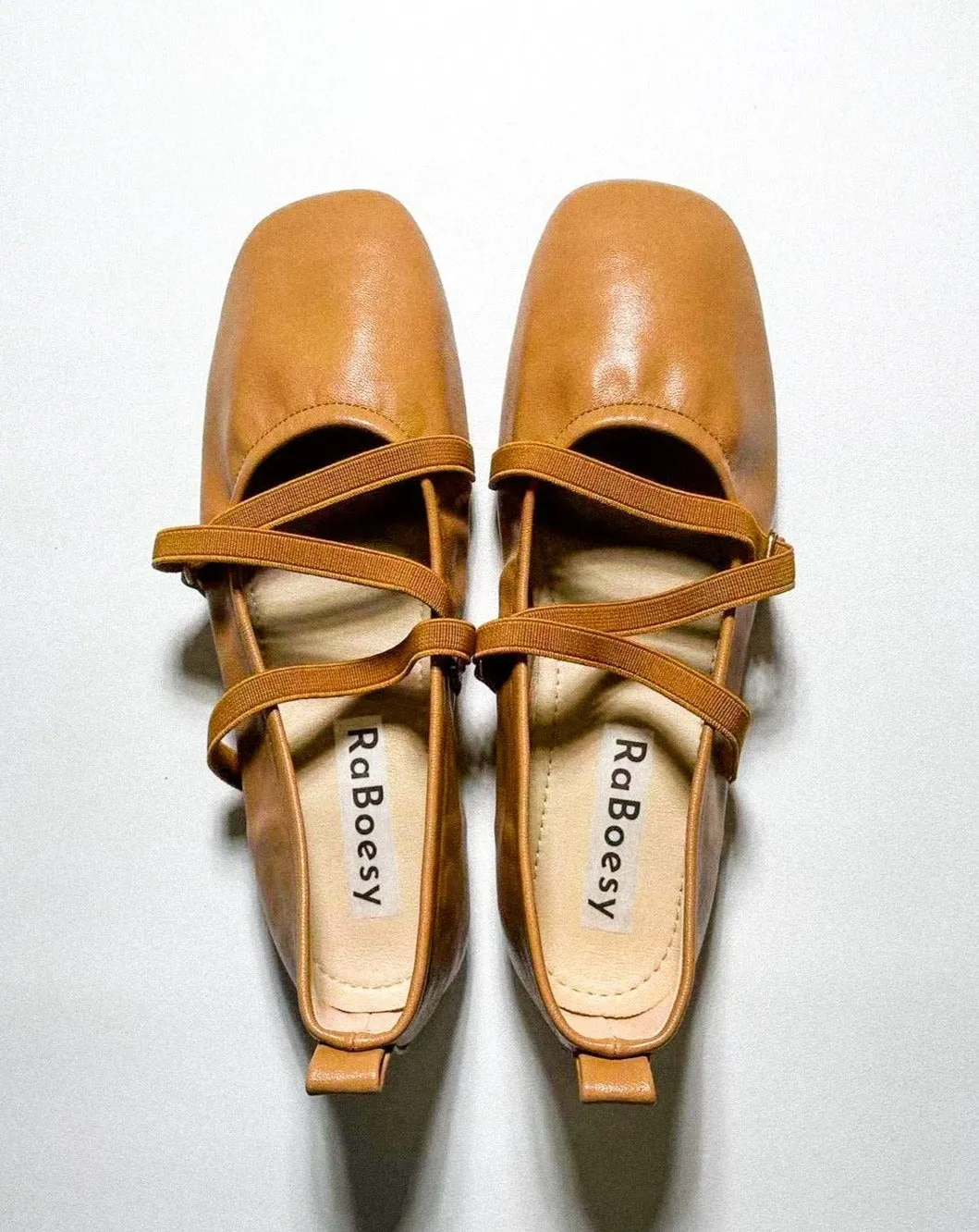 Cross Straps Foldable Ballet Flats