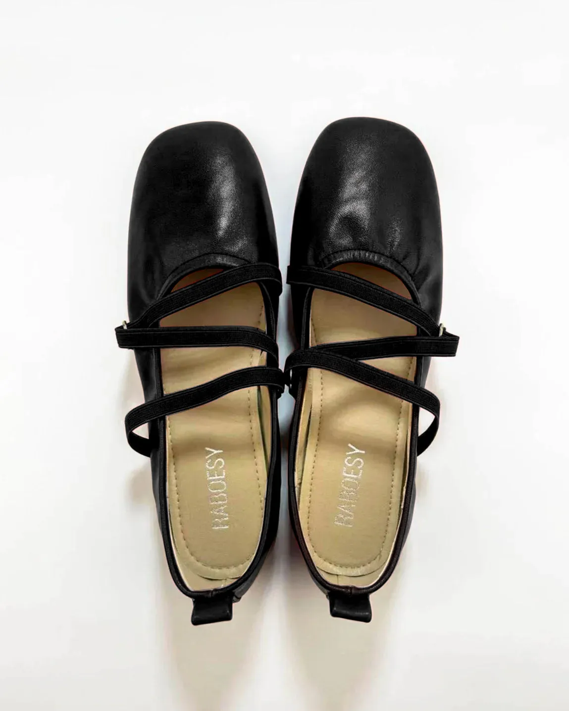 Cross Straps Foldable Ballet Flats