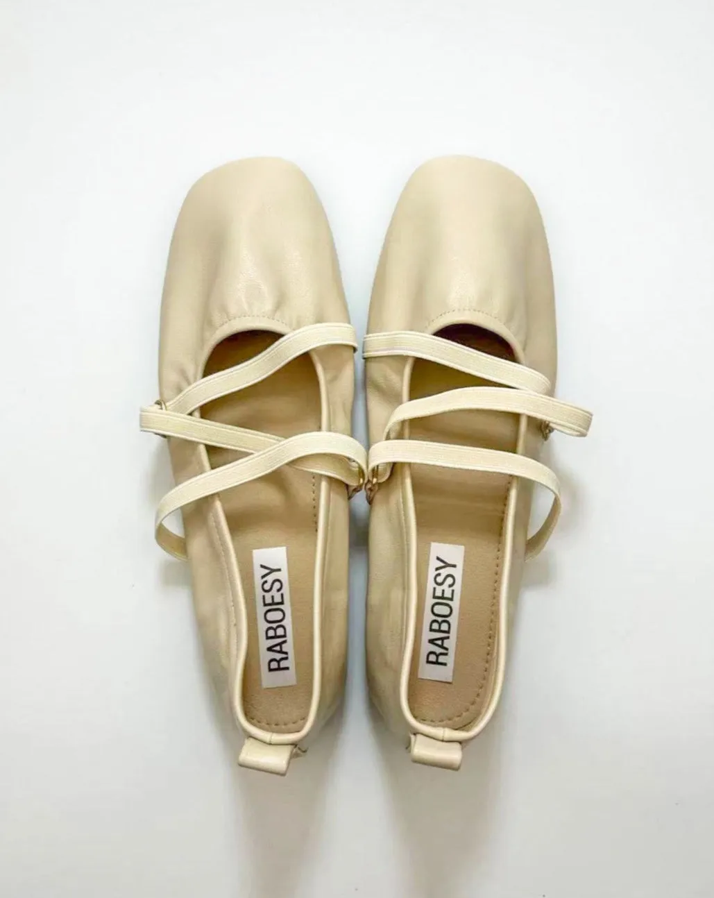 Cross Straps Foldable Ballet Flats
