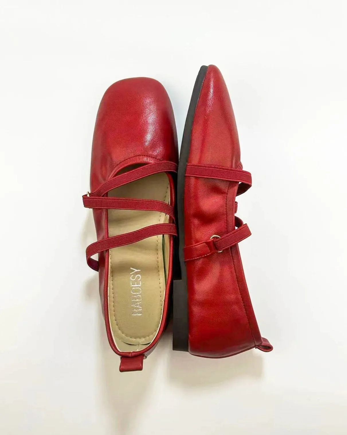 Cross Straps Foldable Ballet Flats
