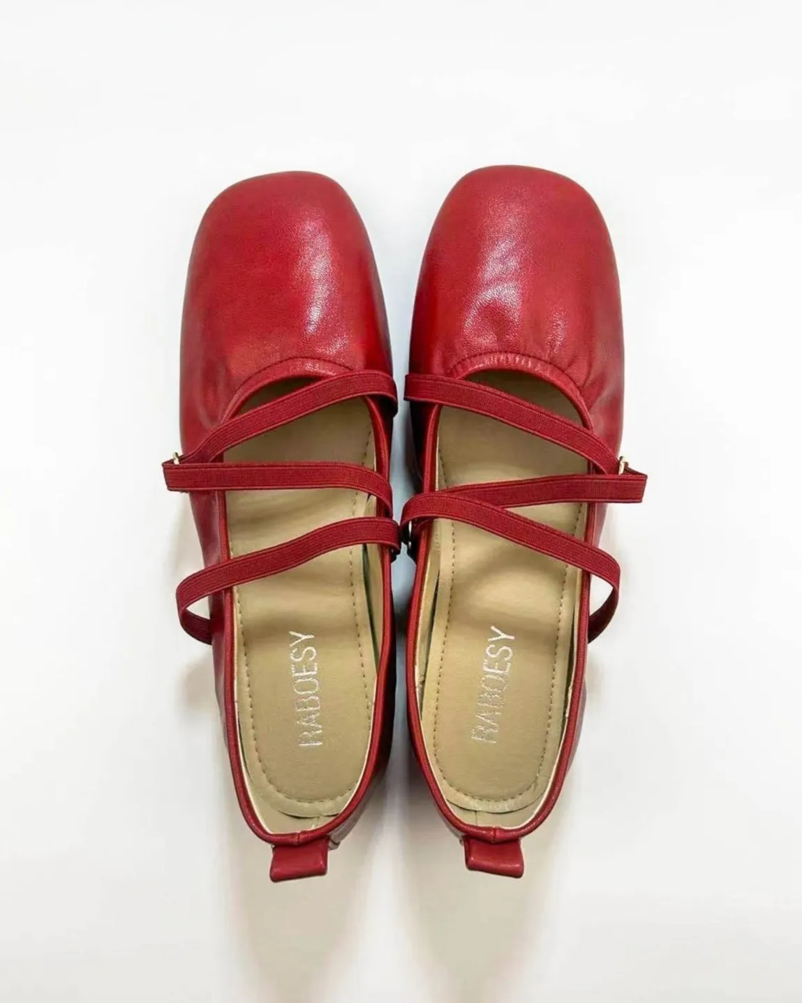 Cross Straps Foldable Ballet Flats