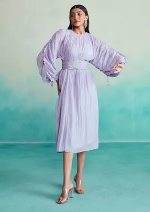 Digital lavender amethyst dress
