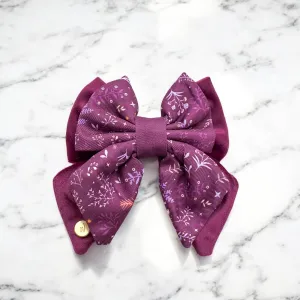 Dog Butterfly Bow Tie: Chiswick Fig