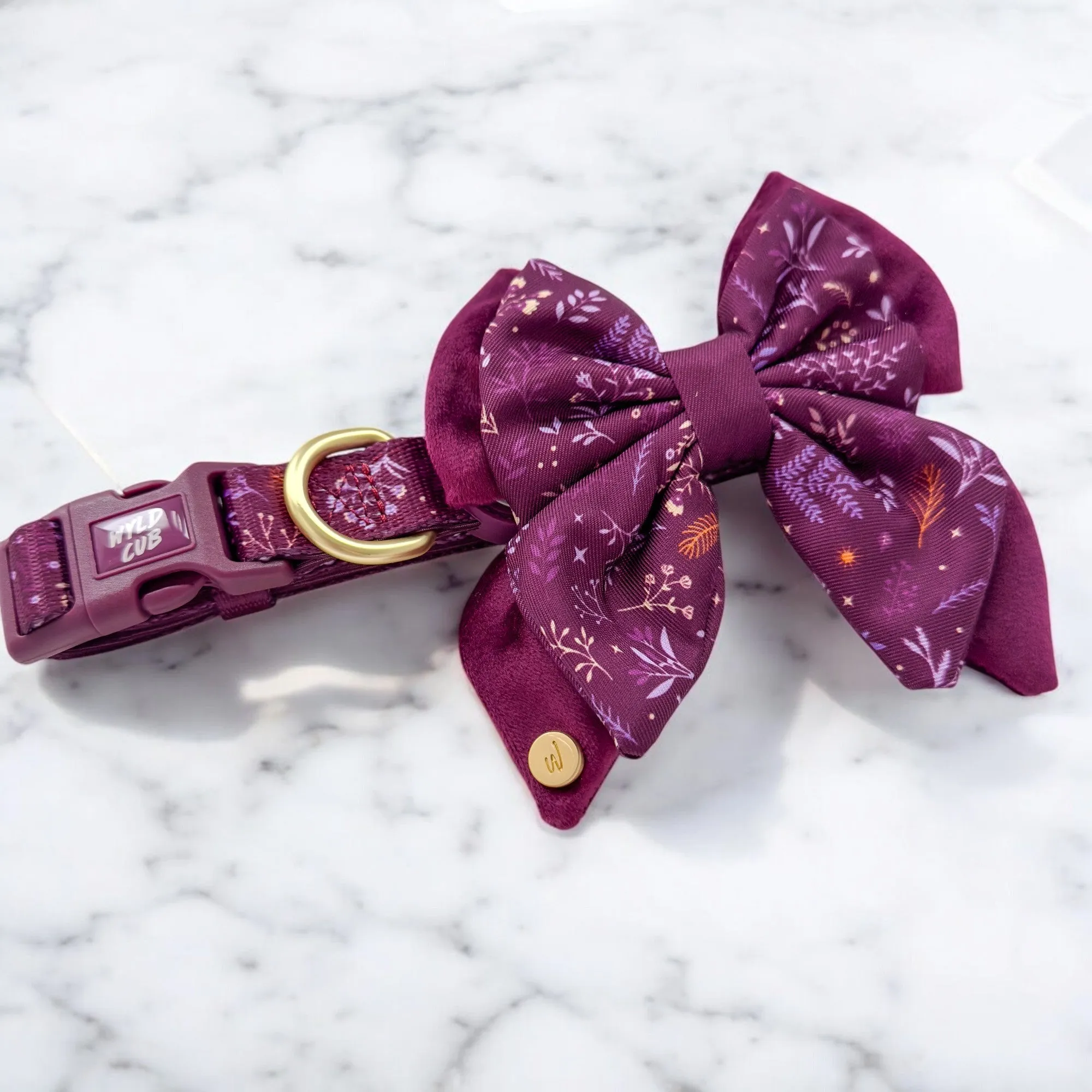 Dog Butterfly Bow Tie: Chiswick Fig