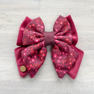 Dog Butterfly Bow Tie: Notting Hill Mulberry