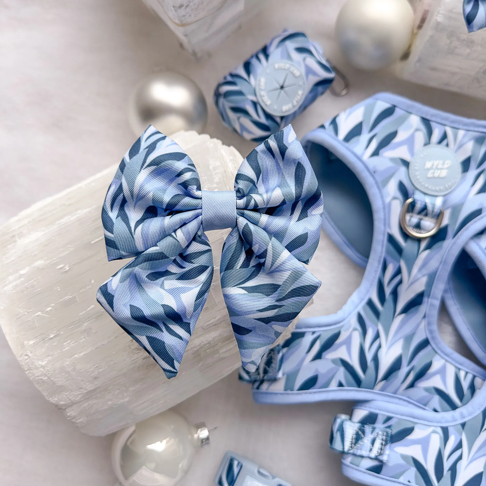 Dog Sailor Bow Tie: Kew Celeste