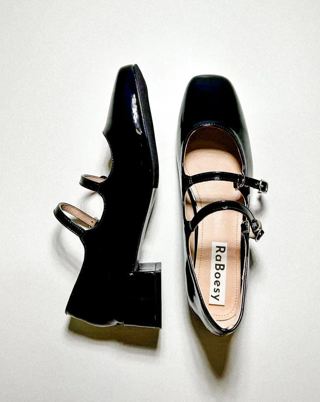 Double Strap Mary Jane Heels
